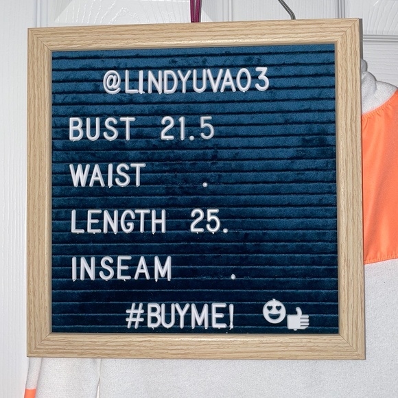 VS Pink Perfect Quarter Zip Sweatshirt Neon Orange - Picture 8 of 8